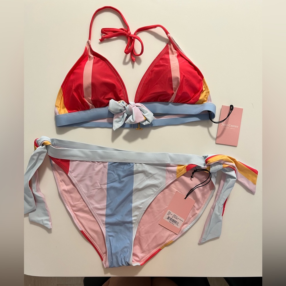 Juicy Couture Multicolor Bikini Set